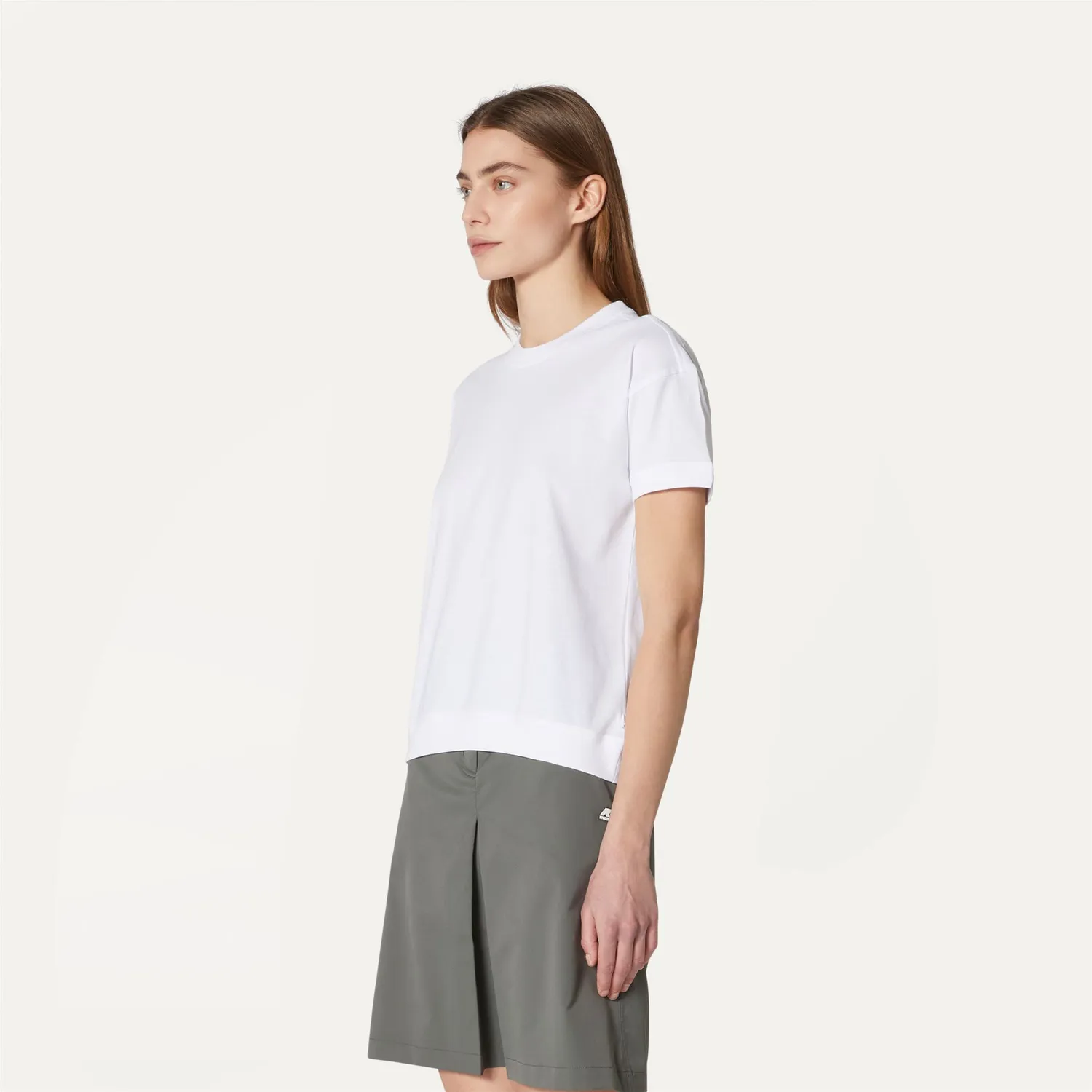 K-Way Ruby tricou dama alb bumbac