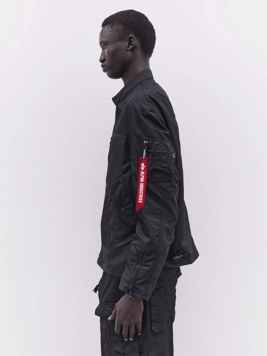 Alpha Industries Junya Watanabe WO-J904 geaca biker neagra