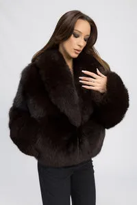 Mareus Vulpe Polara Dark Cocoa 466 haina blana maro 50 cm