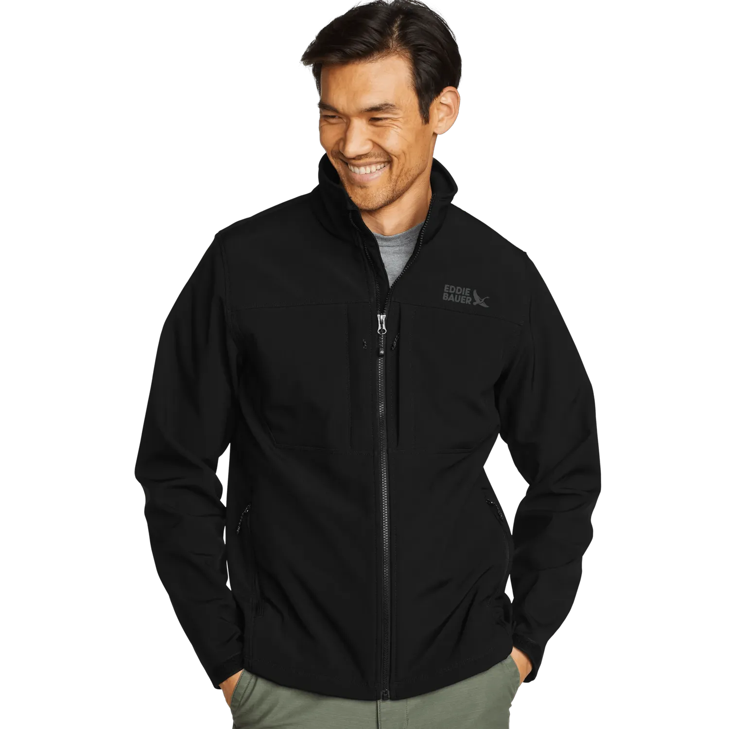 Eddie Bauer Windfoil geaca barbati Black stretch termica
