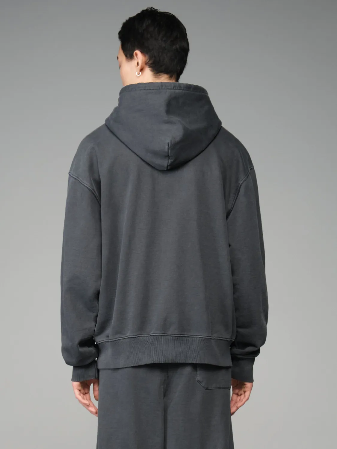 Alpha Industries Essential hanorac negru battlewash bumbac