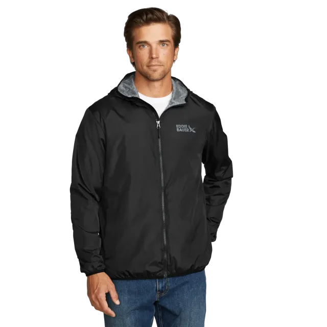 Eddie Bauer Quilo Wind Jacket geaca neagra captusita