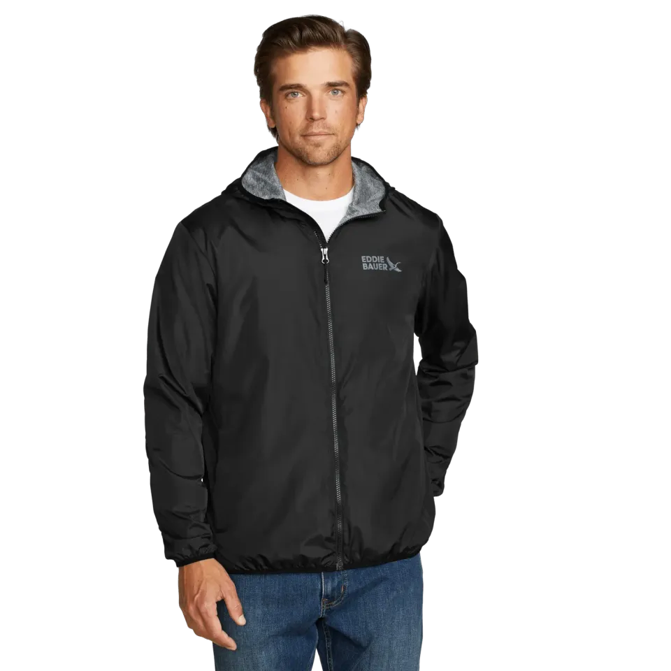 Eddie Bauer Quilo Wind Jacket geaca neagra captusita