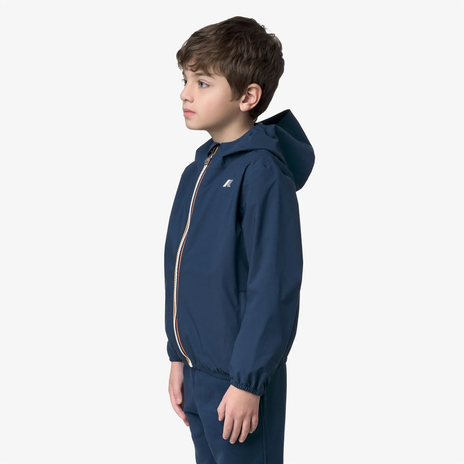 K-Way Jack Stretch Dot geaca copii albastru impermeabila