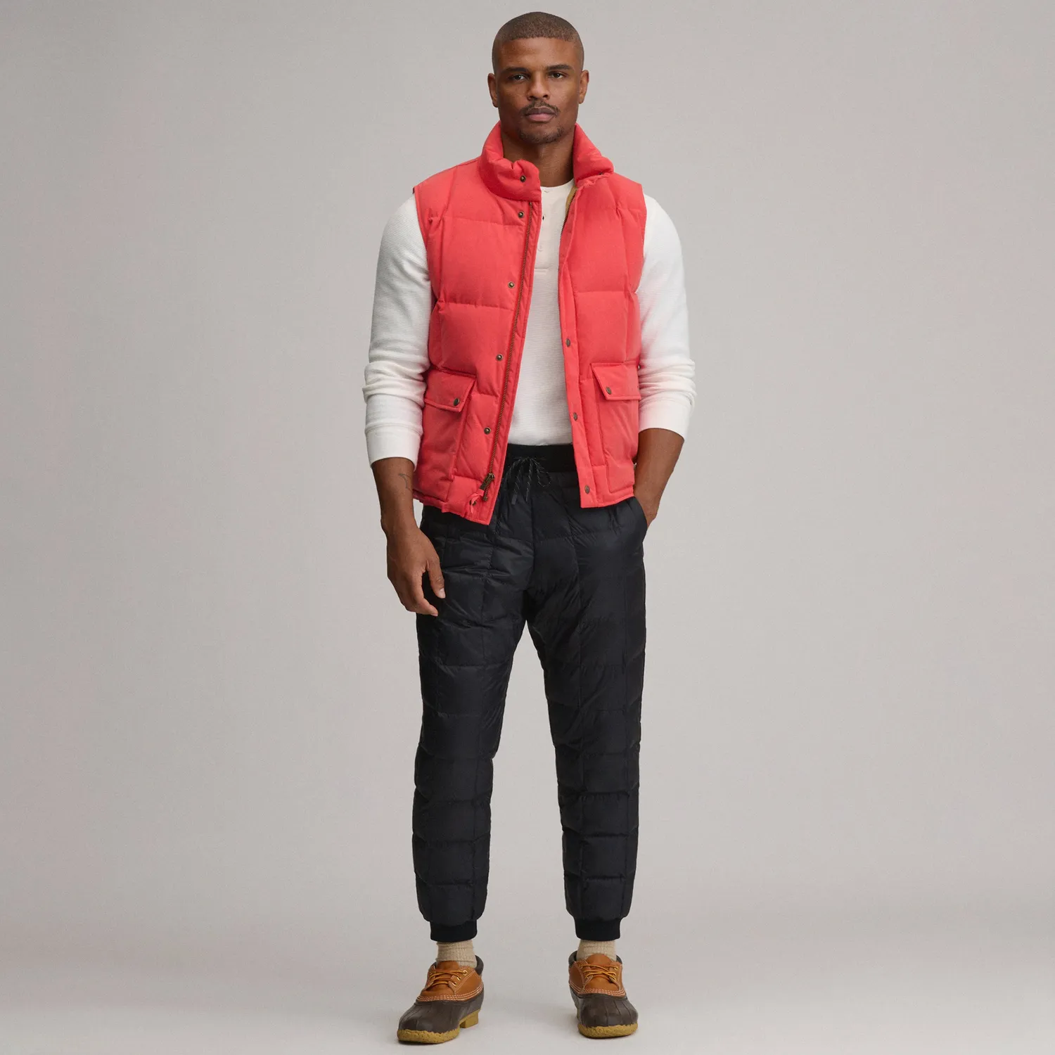 Eddie Bauer CirrusLite Box Quilt pantaloni negri caldurosi