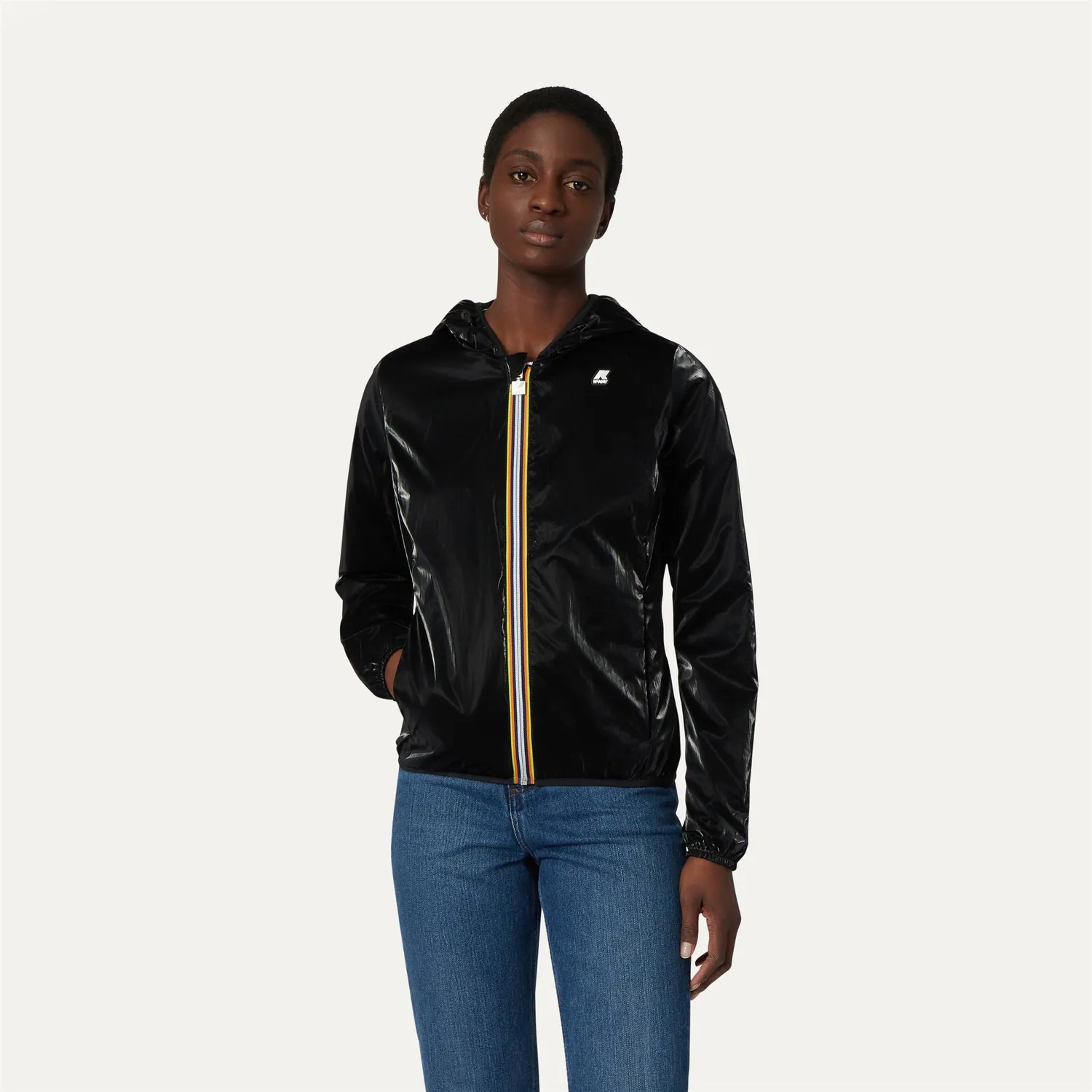 K-Way Lily Double Petal geacă damă negru