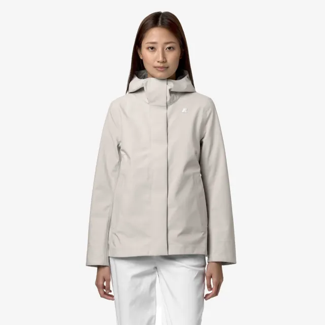 K-Way Madalina Bonded Jersey geaca dama Beige calduroasa