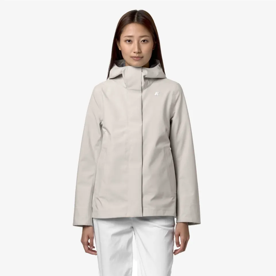 K-Way Madalina Bonded Jersey geaca dama Beige calduroasa