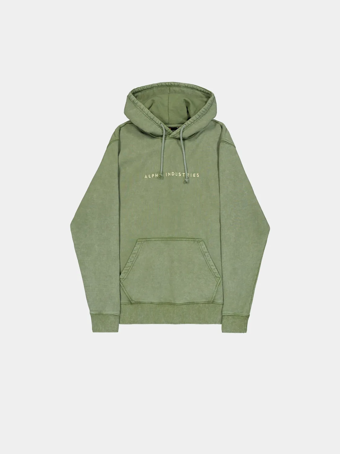 Alpha Industries Acid Logo hanorac negru fleece gros 450g