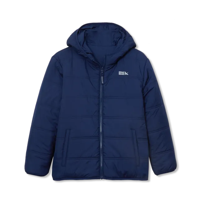 Eddie Bauer Deer Harbor geaca reversibila baieti bleumarin