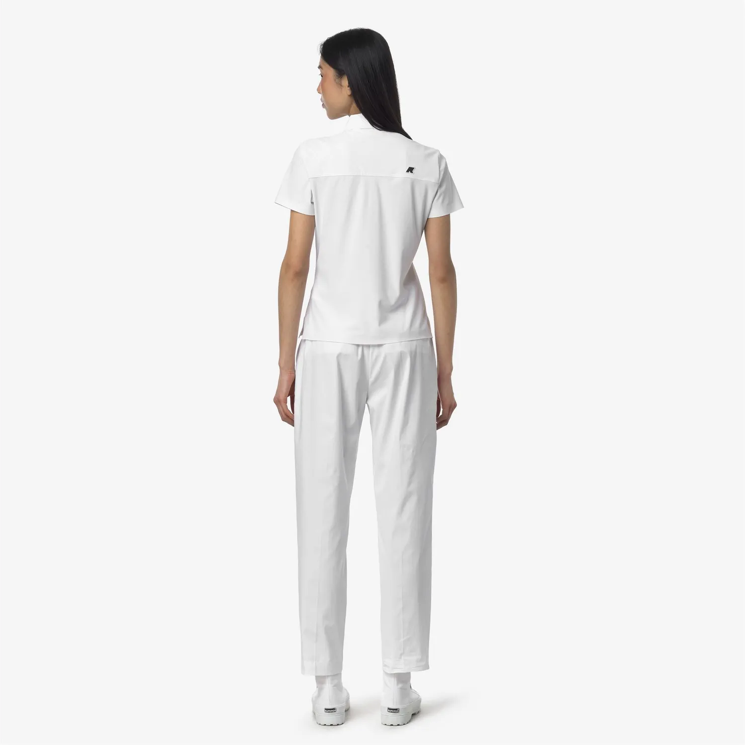 K-Way Eyre Twill Tech Golf pantaloni chino albi dama