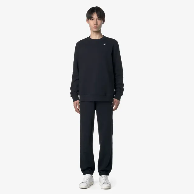 K-Way Mickyel pantaloni sport albaștri Blue Depth bumbac