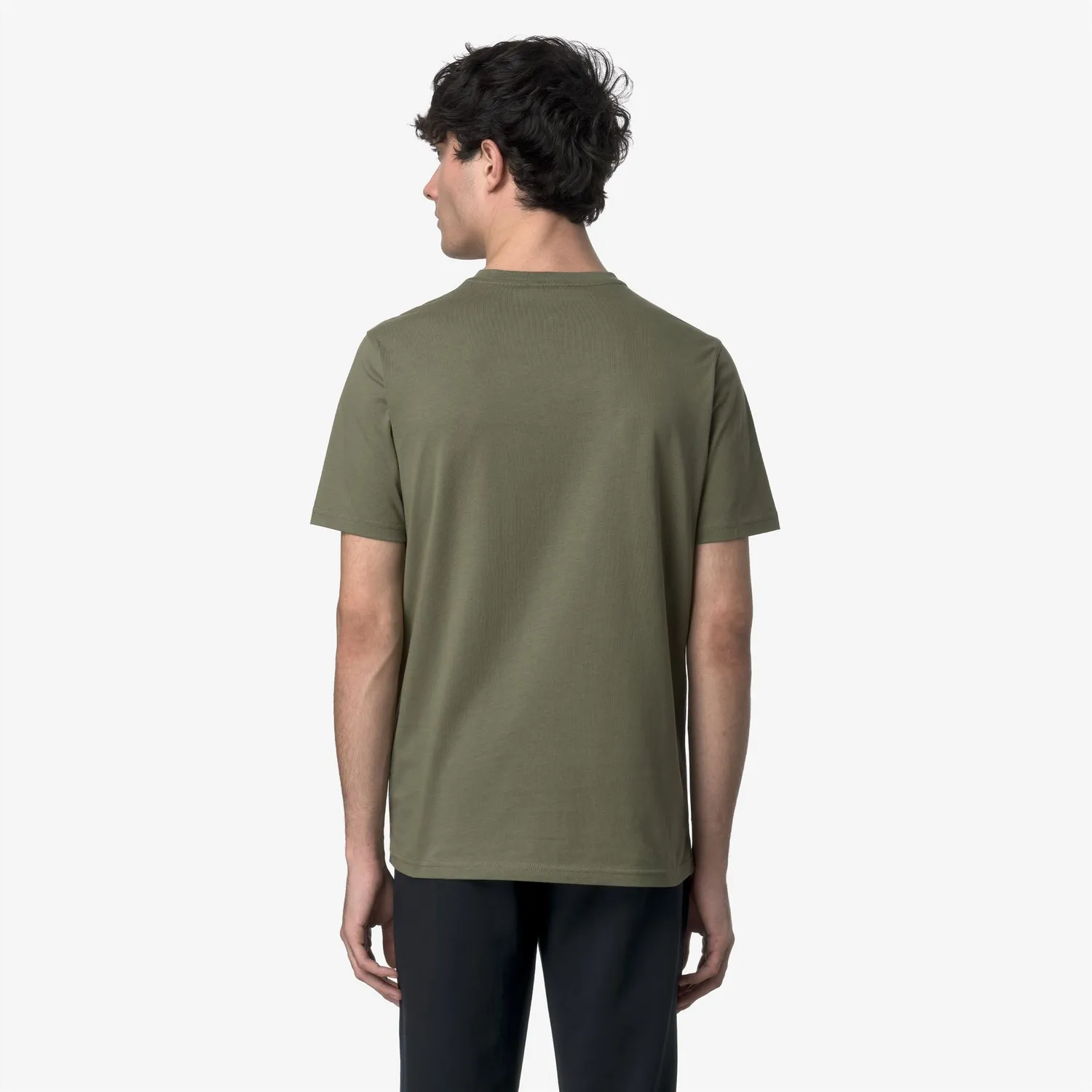 K-Way Odom Jersey Slim tricou barbati verde lichen slim