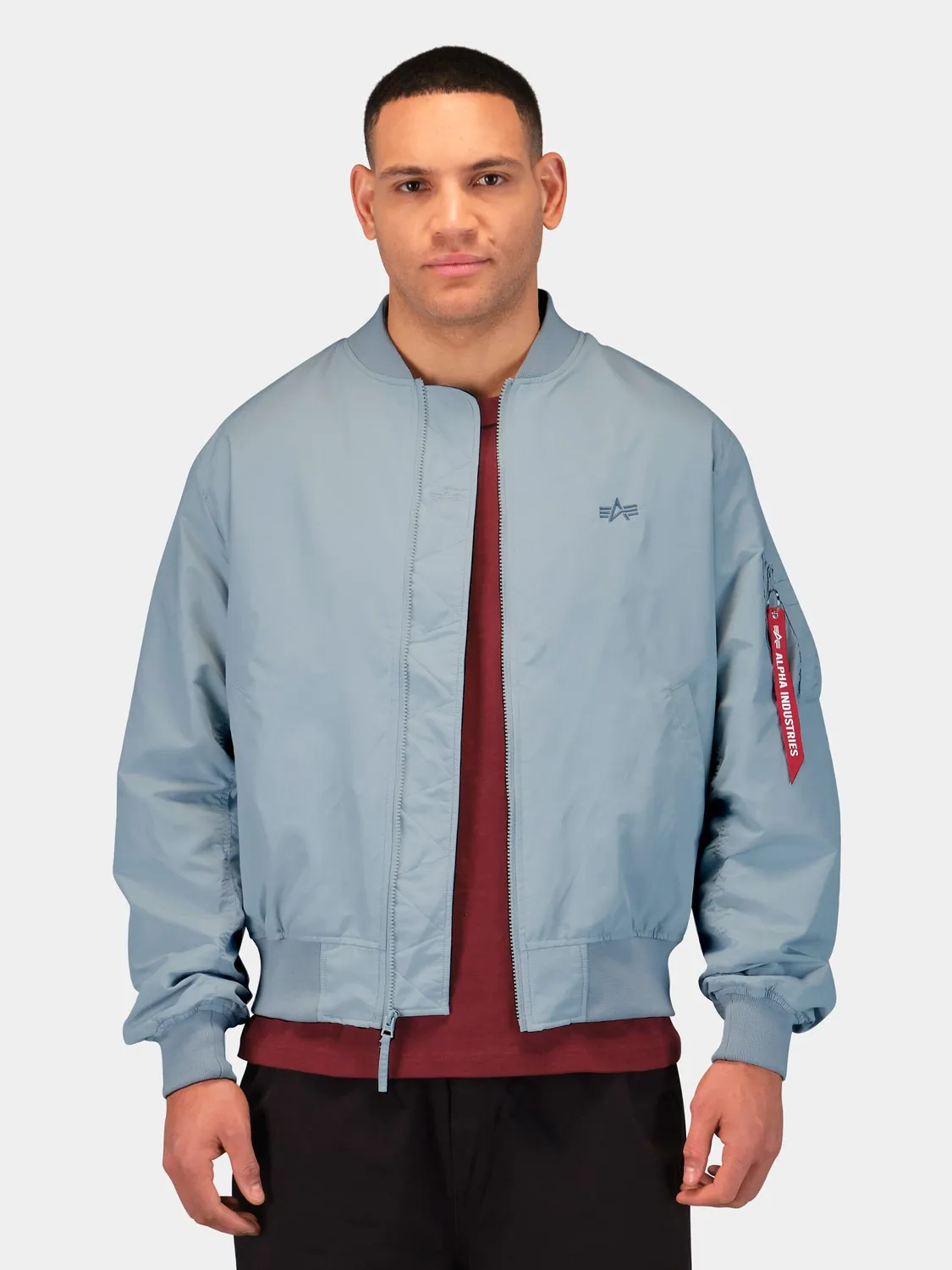 Alpha Industries L-2B Hunter geaca gri impermeabilă