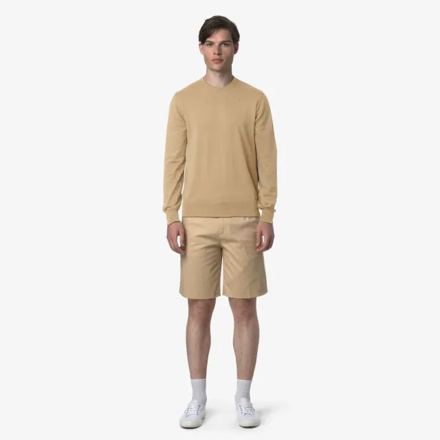 K-Way Severe Twill Tech bermude Beige Rope elastice