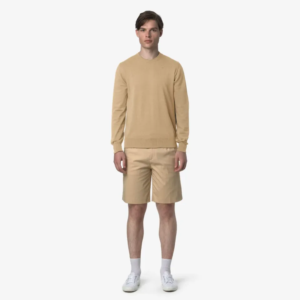 K-Way Severe Twill Tech bermude Beige Rope elastice
