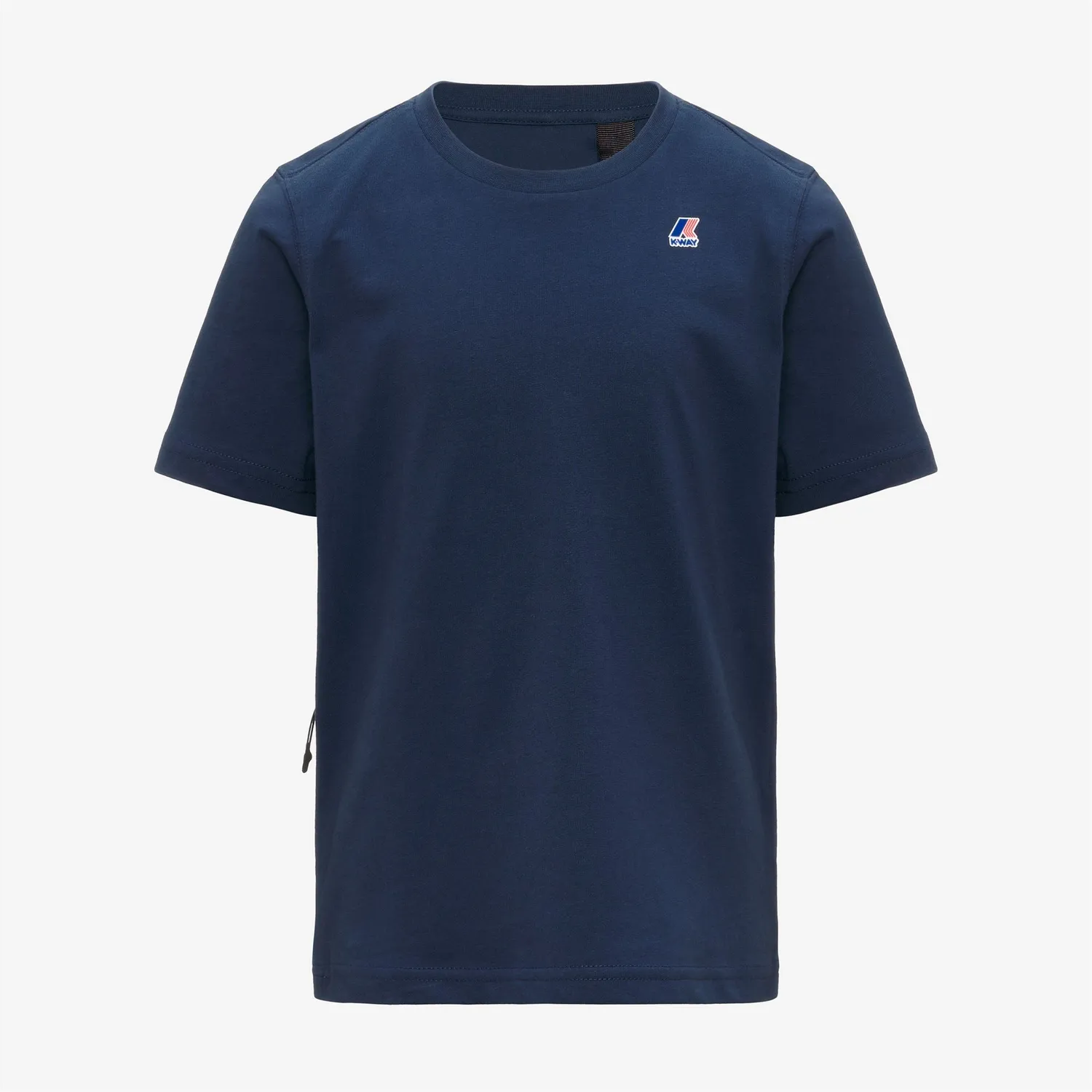 K-Way Leonide tricou copii albastru pliabil bumbac