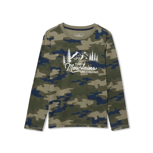 Eddie Bauer Graphic Tricou baieti bleumarin bumbac