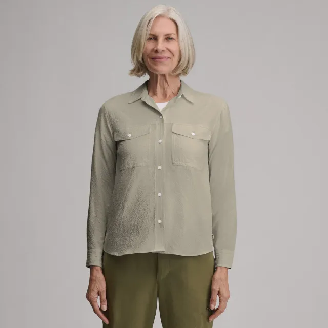 Eddie Bauer Mountain 3.0 cămașă damă Dusty Sage rapidă