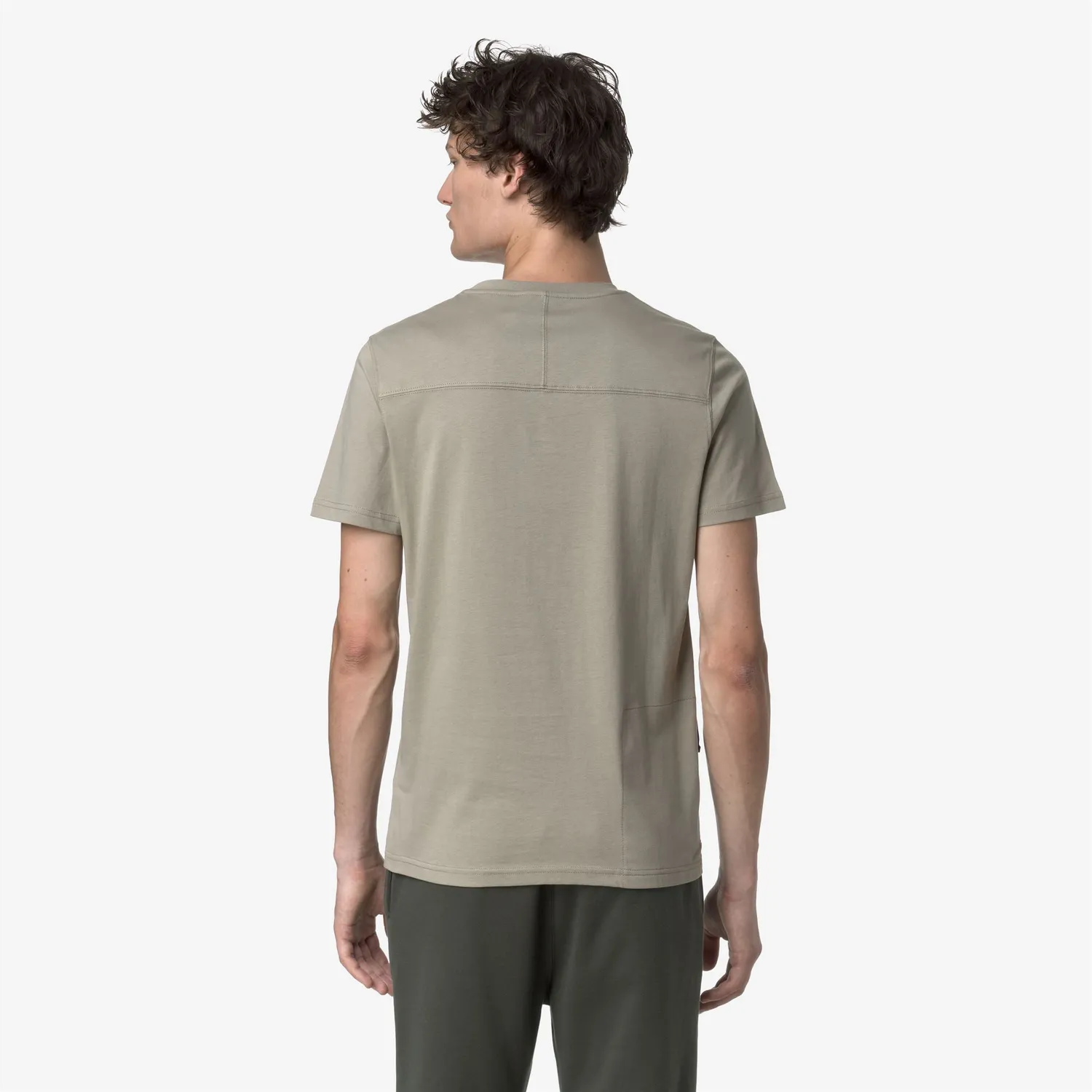 K-Way Leonide tricou unisex verde Oak bumbac