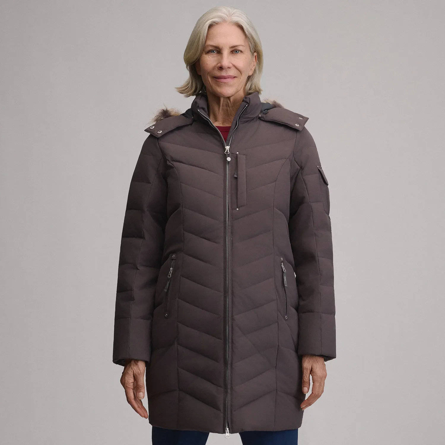 Eddie Bauer Sun Valley parka puf neagra
