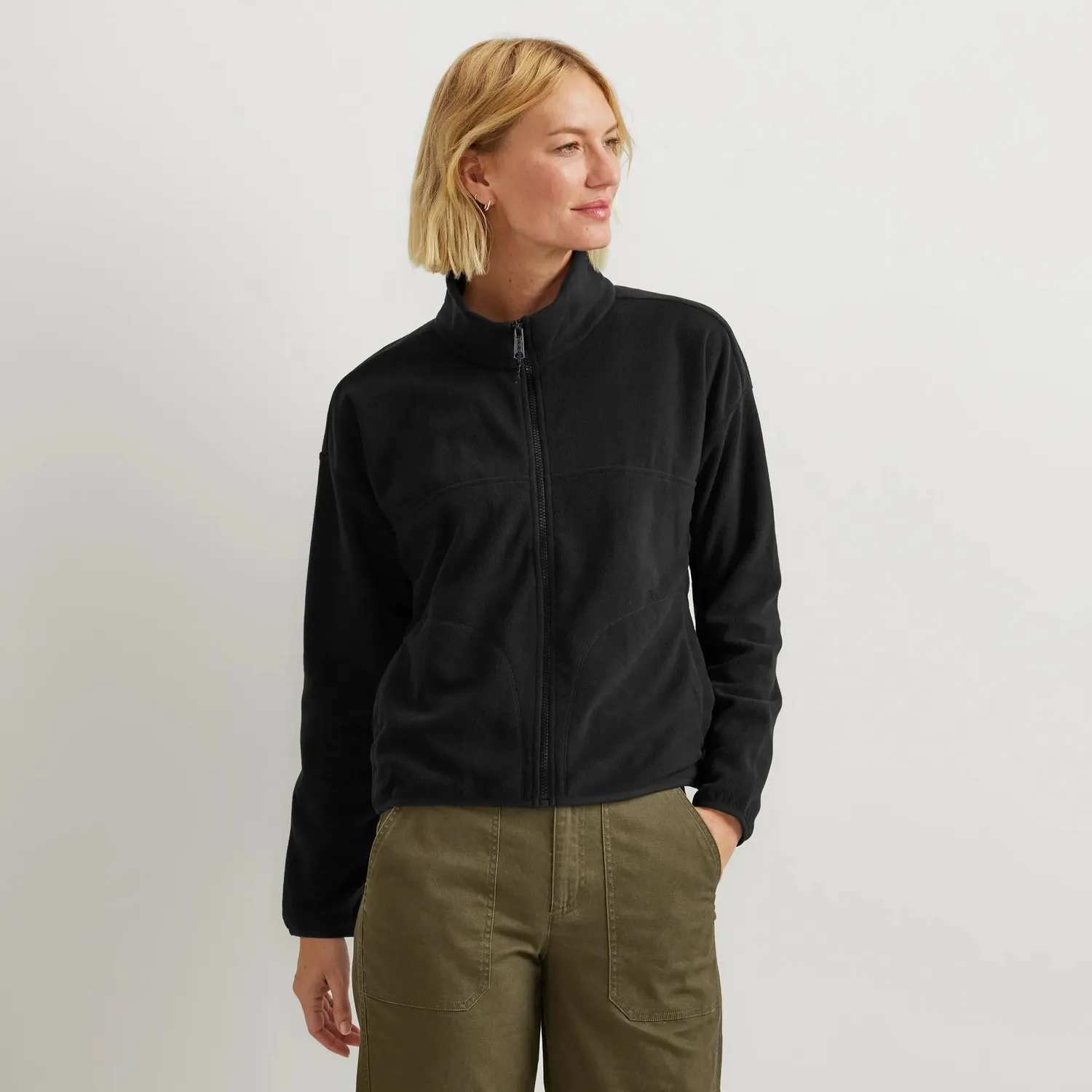 Eddie Bauer Quest 2.0 geacă fleece full-zip Vintage Rose moale