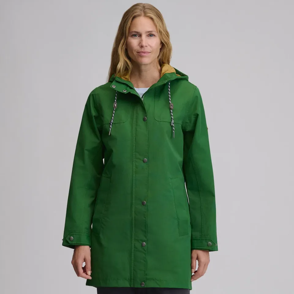 Eddie Bauer Charly Waterproof Hooded Rain Parka palton dama impermeabil lung