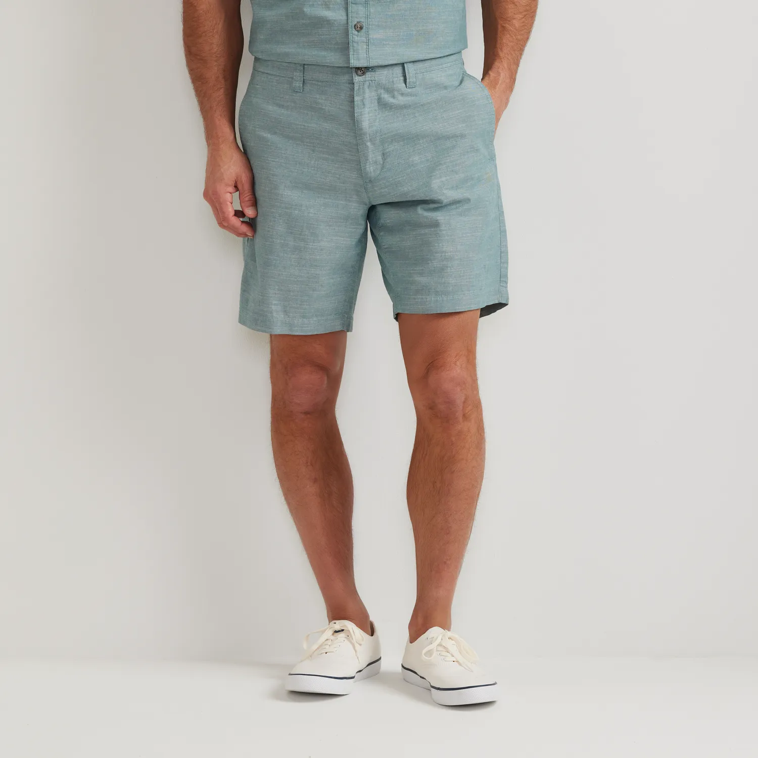 Eddie Bauer Camano Shorts pantaloni scurti barbati bej bumbac