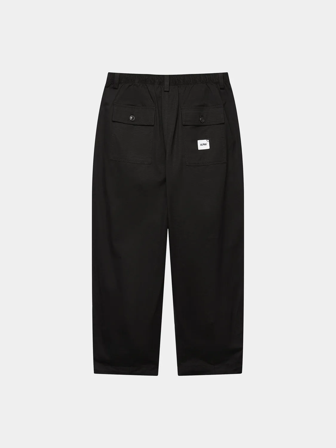 Alpha Industries Unfrm pantaloni barbati negri bumbac ripstop