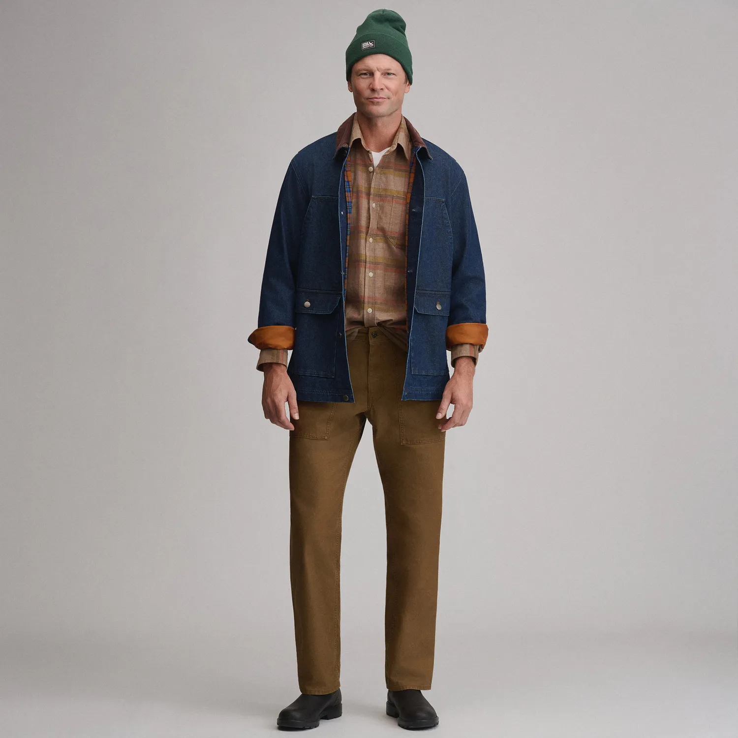Eddie Bauer EB Denim Barn palton denim Deep Rinse