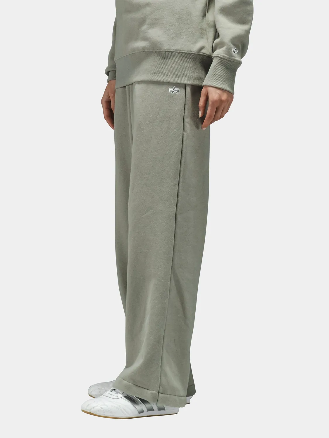 Alpha Industries Essential Sweatpants trening gri bumbac