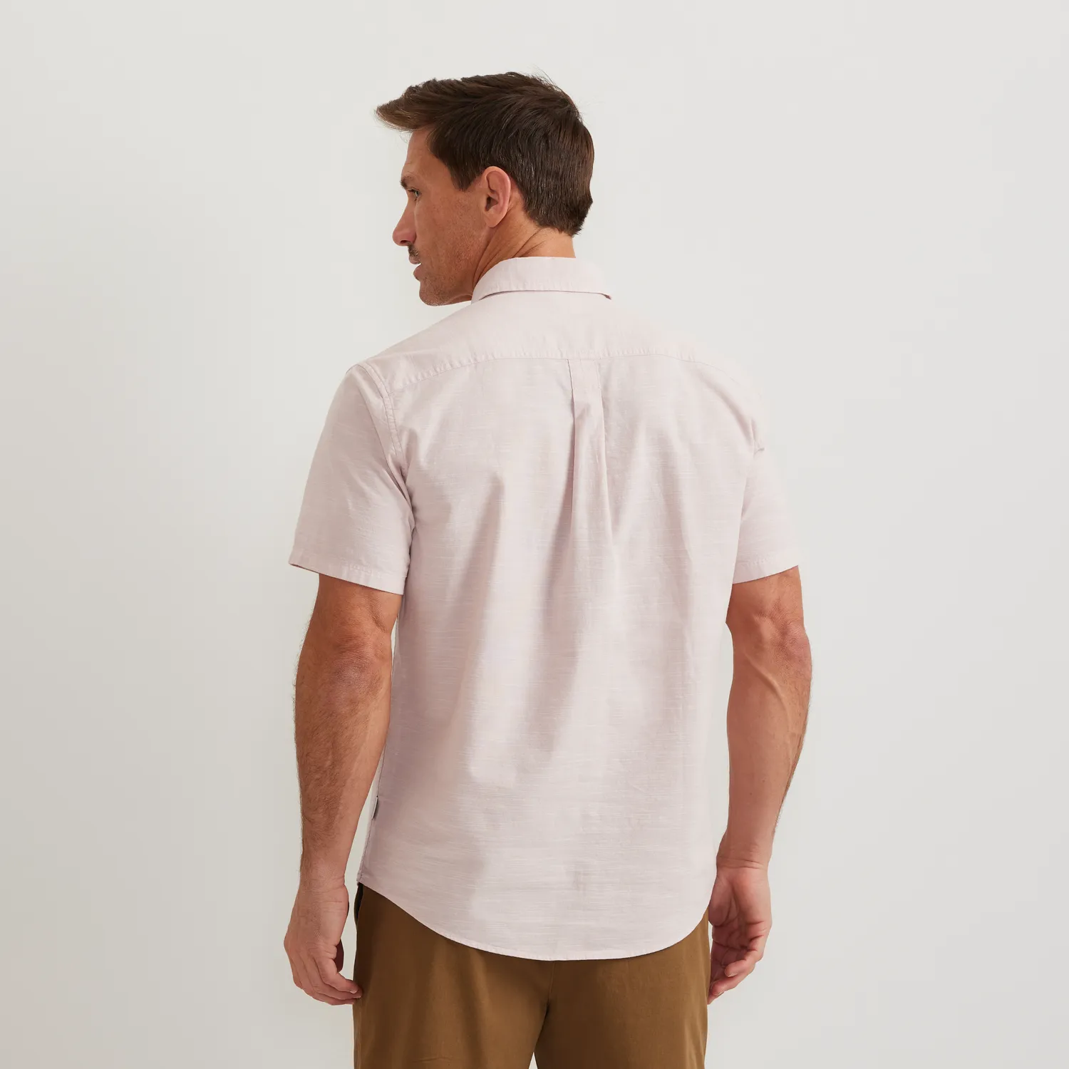 Eddie Bauer Camano cămașă Med Indigo bumbac