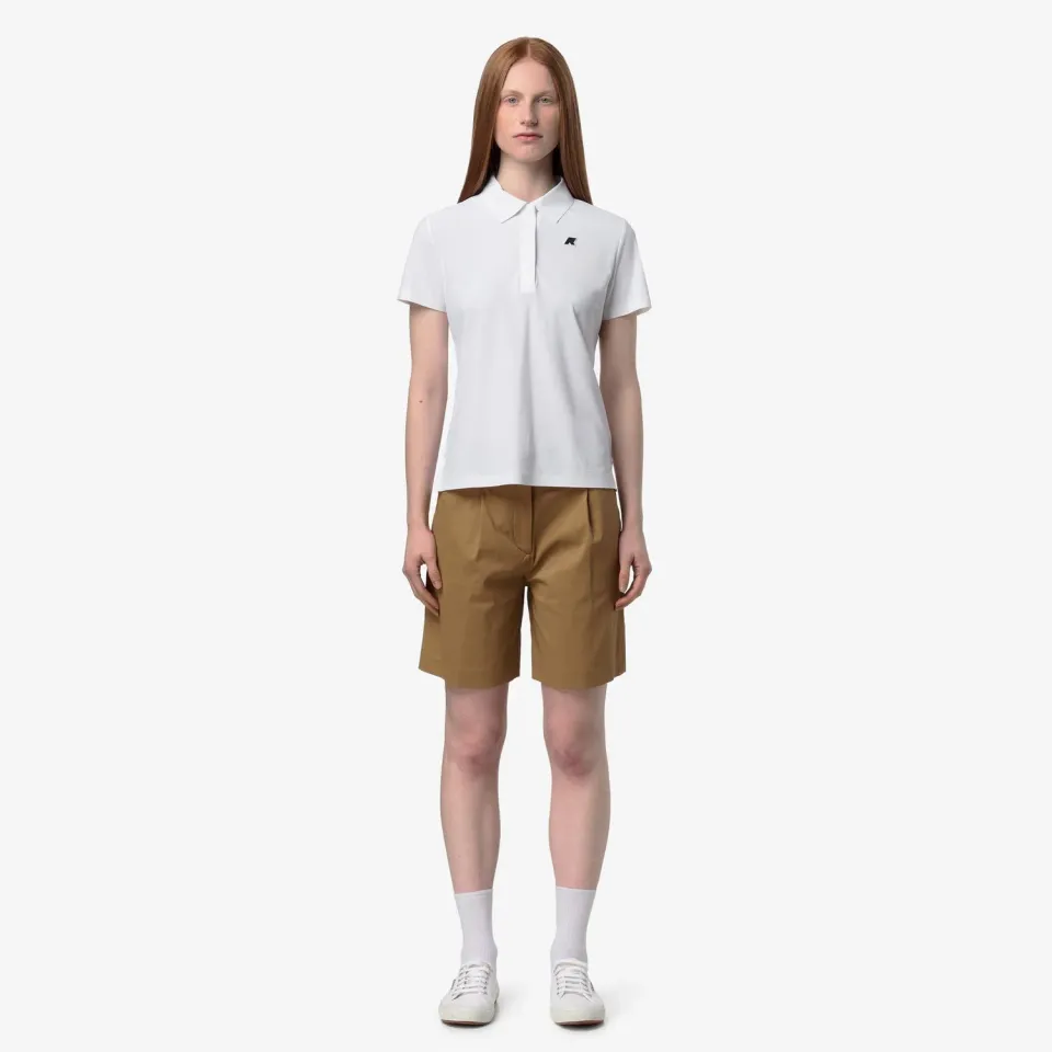 K-Way Nive K5122VW pantaloni scurti maro chino dama