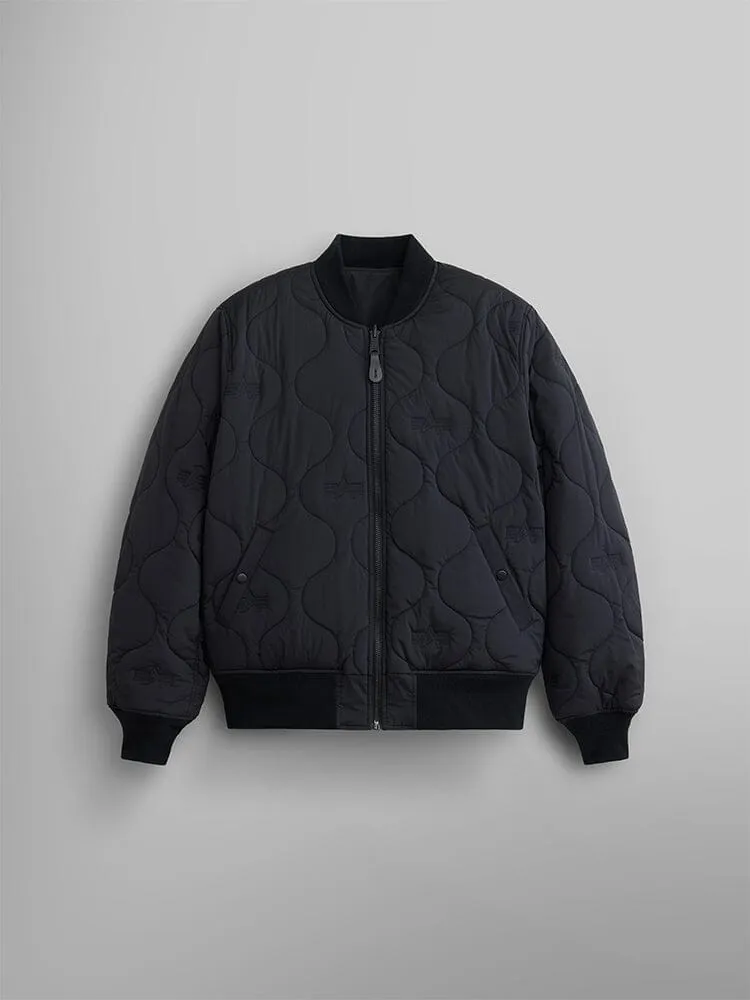 Alpha Industries MA-1 Reversible Onion Quilted geaca bomber negru rezistenta