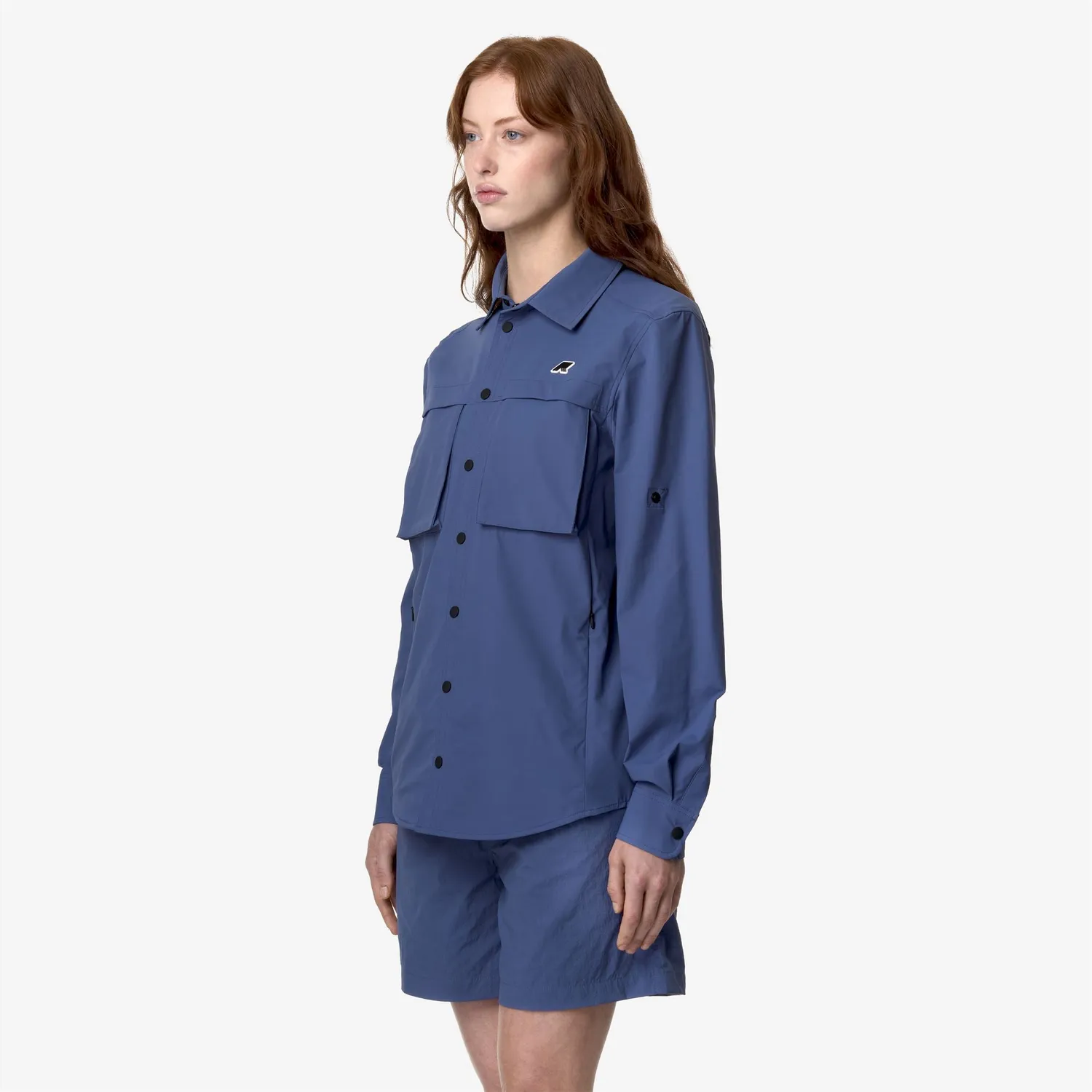 K-Way Seyne camasa unisex albastru stretch