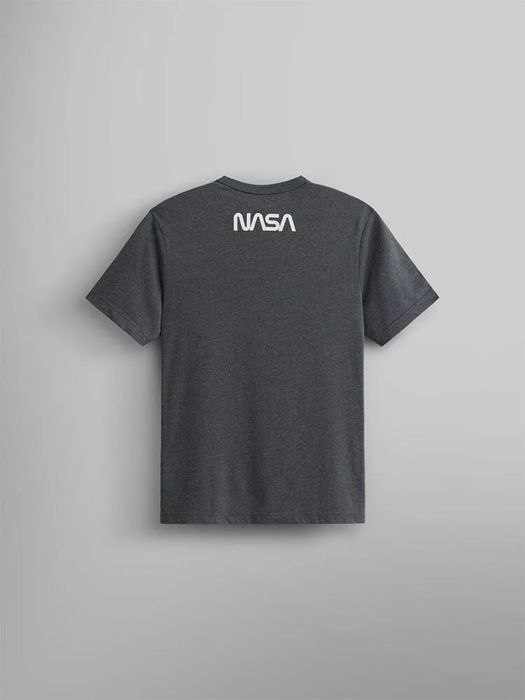 Alpha Industries NASA Exploration tricou gri închis bumbac