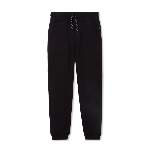Eddie Bauer Camp Fleece pantaloni baieti negru bumbac