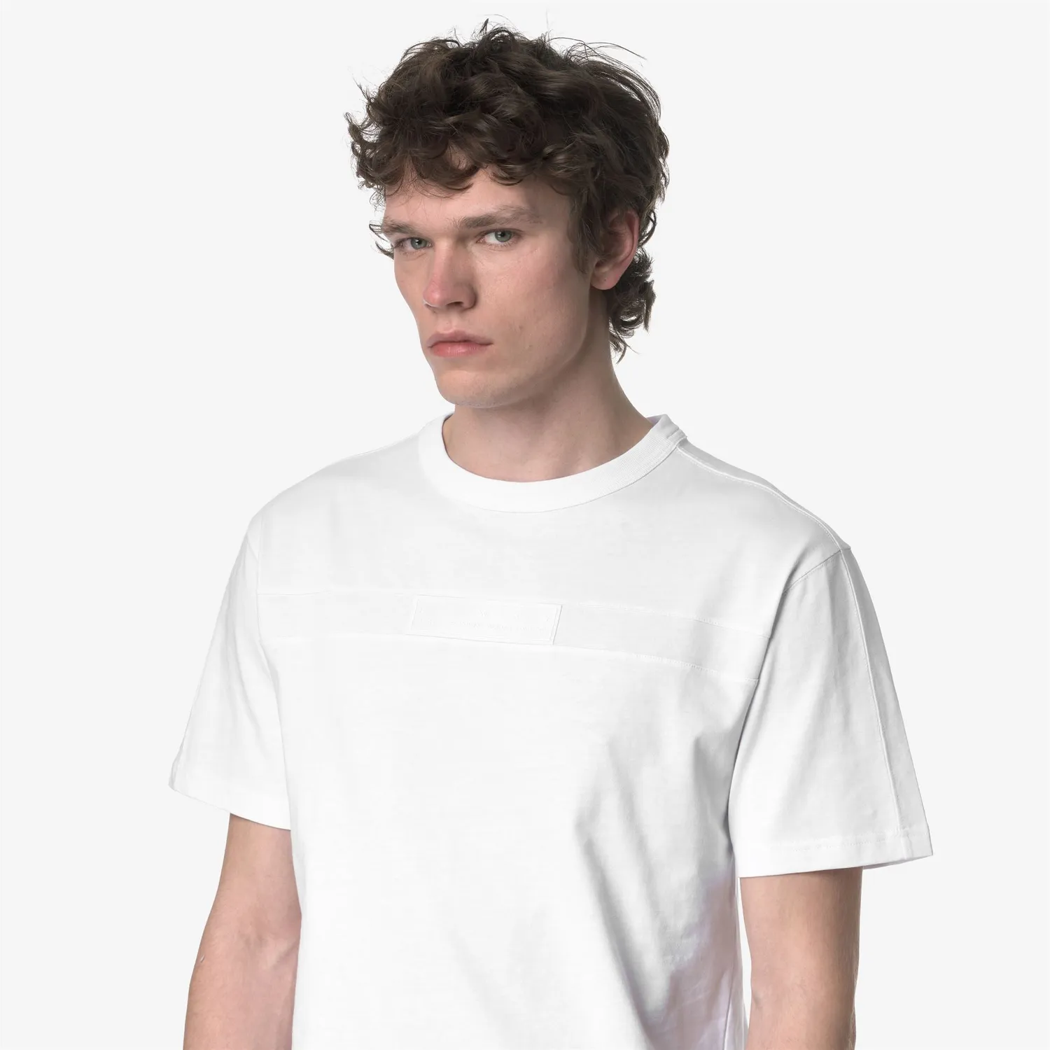 K-Way Fantome Tricou Barbati Alb Bumbac Gros