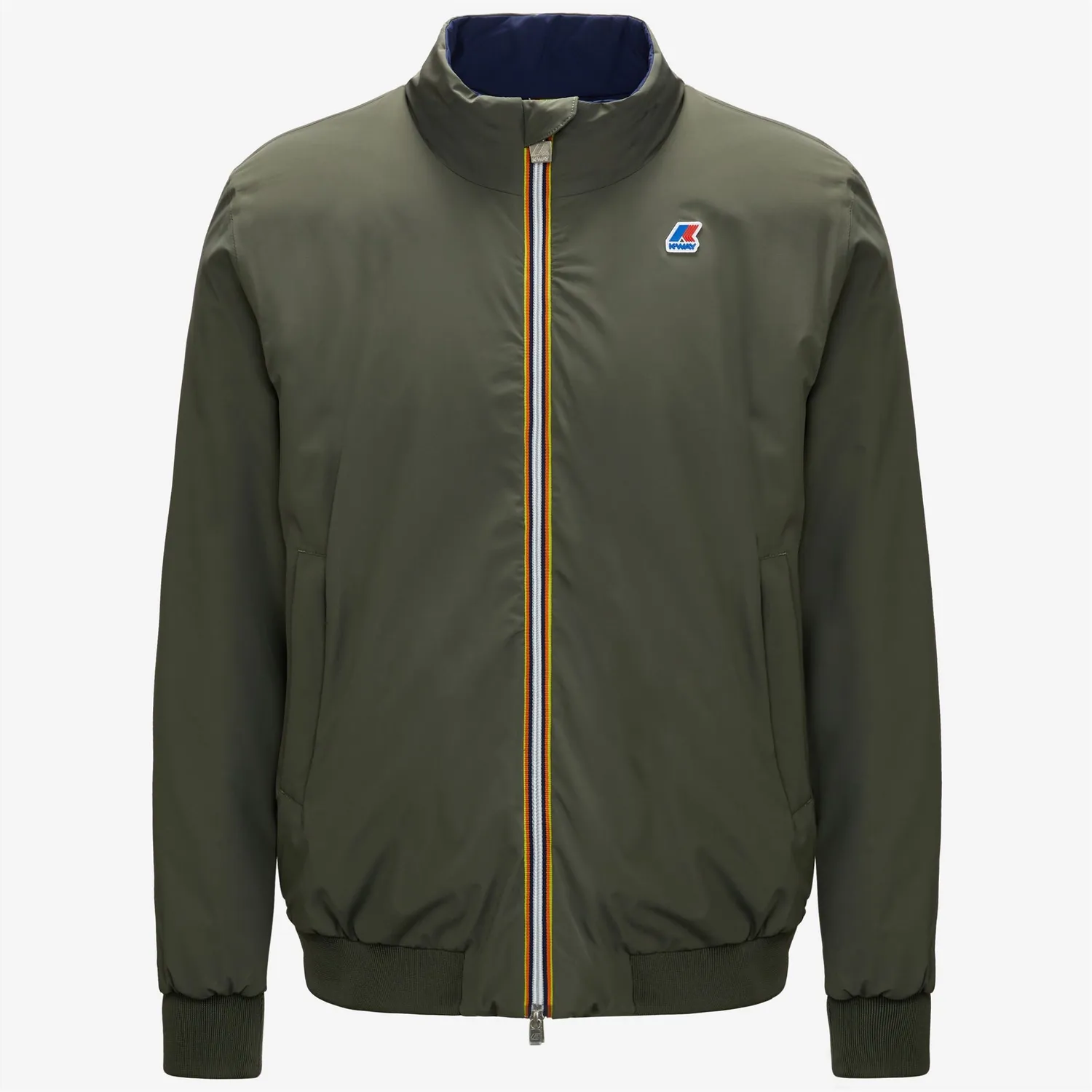 K-Way Arsene Geaca Scurta Barbati Verde Reversibila
