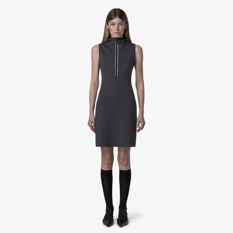 K-Way Hoodress Scuba rochie dama albastru mini