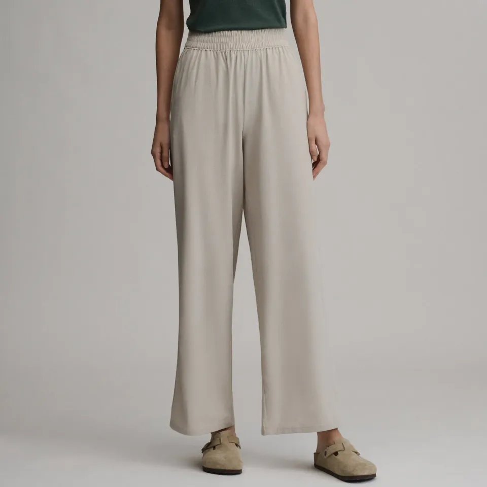 Eddie Bauer Rio Textured pantaloni dama Sage lejeri