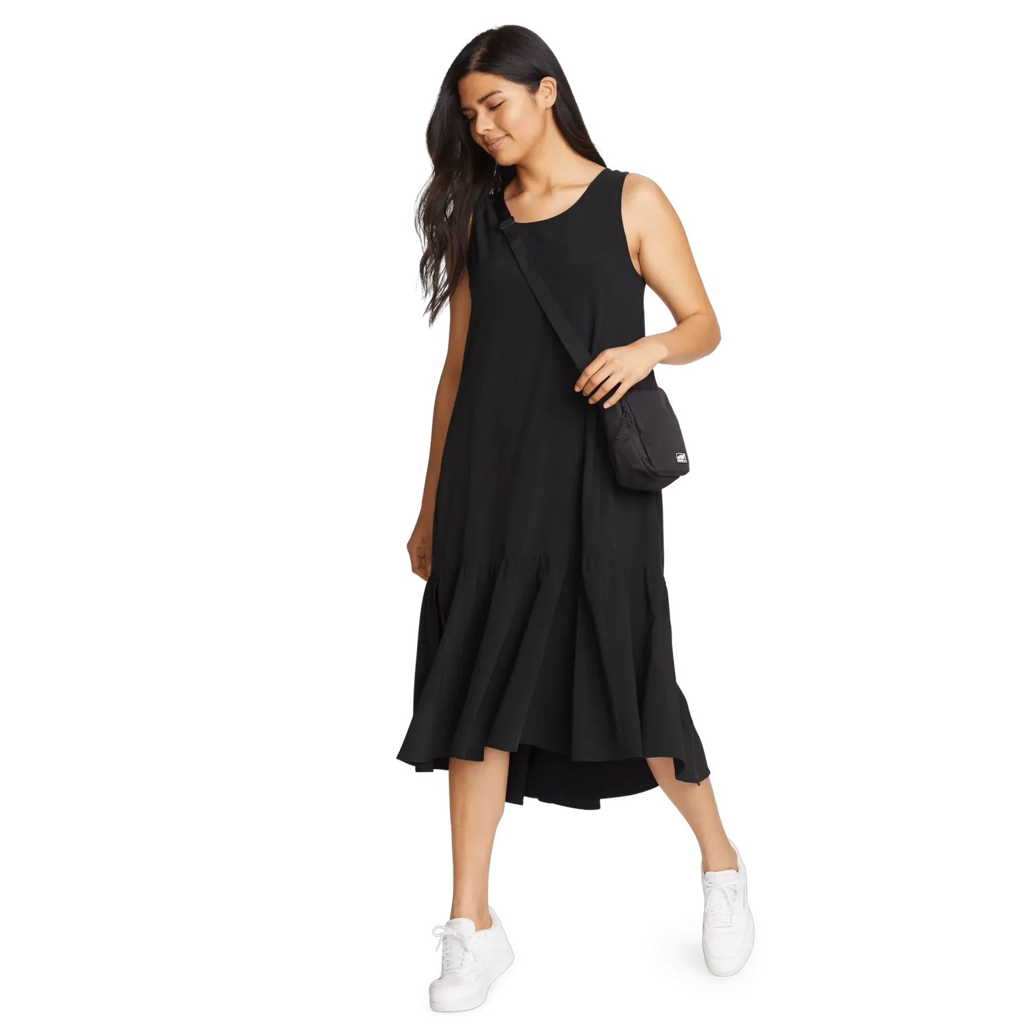 Eddie Bauer Departure Midi rochie dama negru usoara