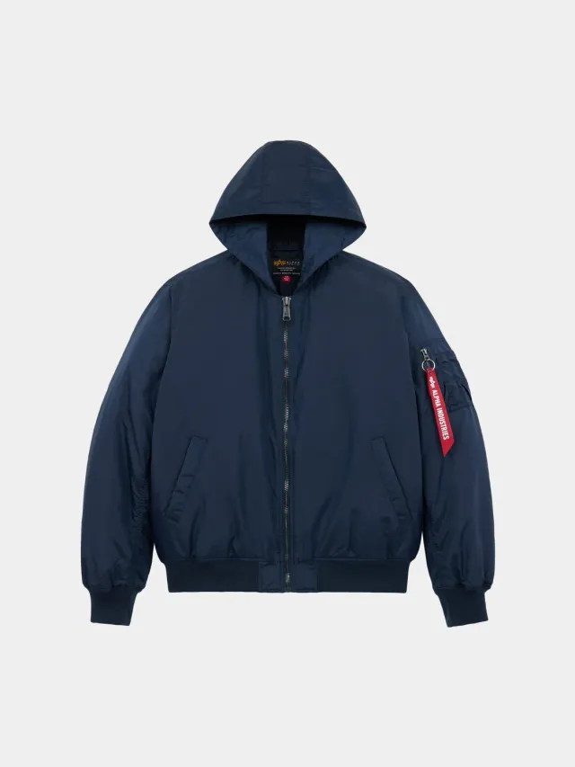 Alpha Industries MA-1 Hooded geaca bomber unisex cu gluga oxford