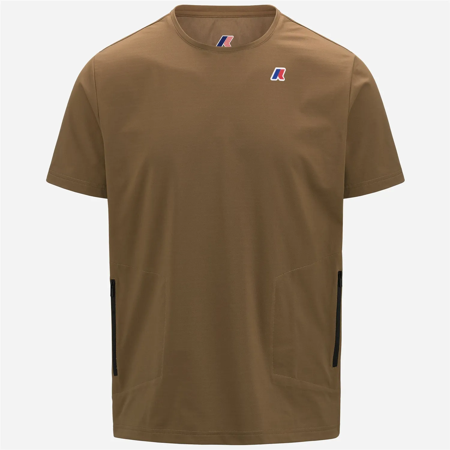 K-Way Seril Travel tricou unisex maro anti-UV pliabil