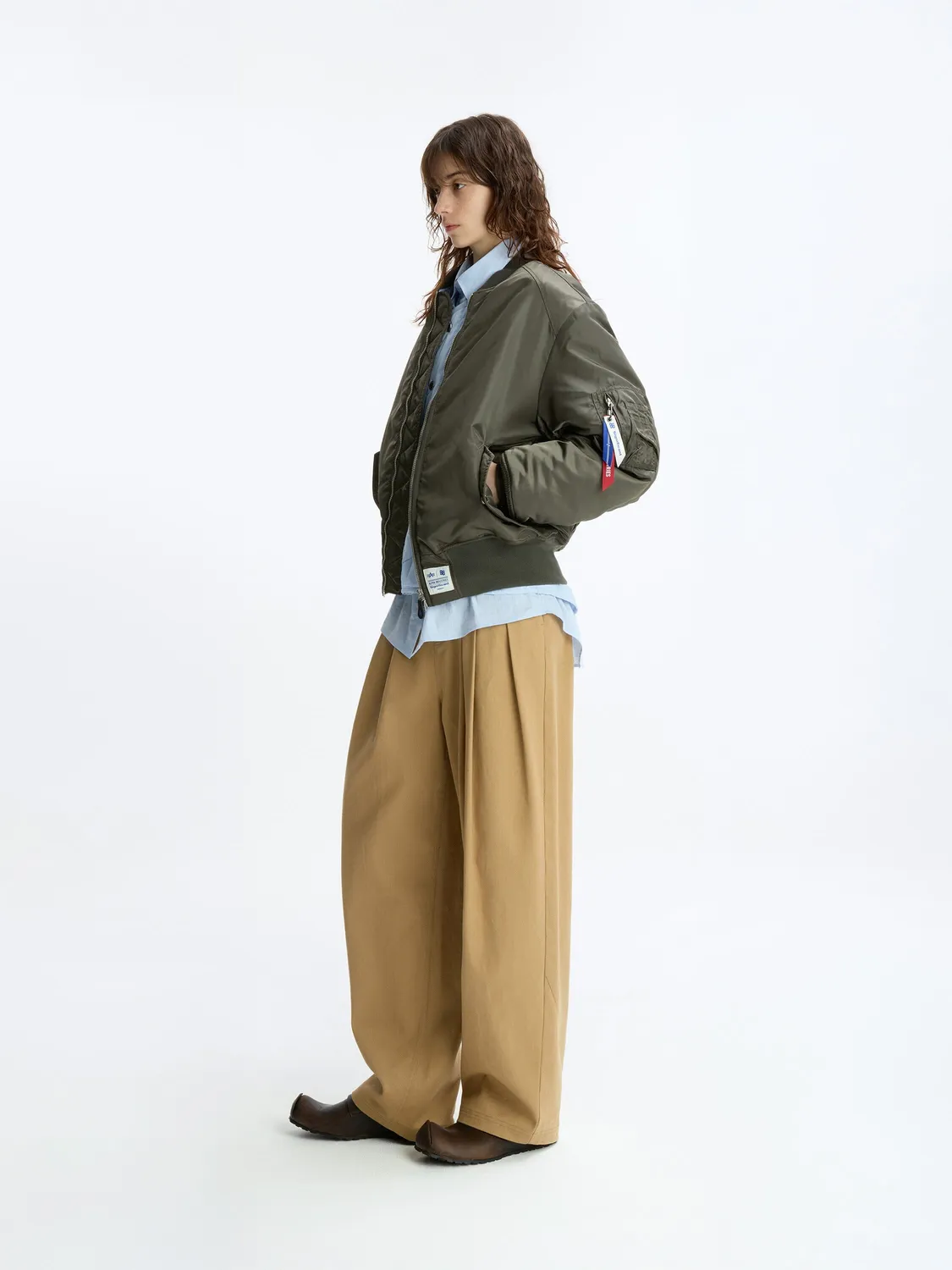 Alpha Industries Ader Error MA-1 vesta kaki detasabila