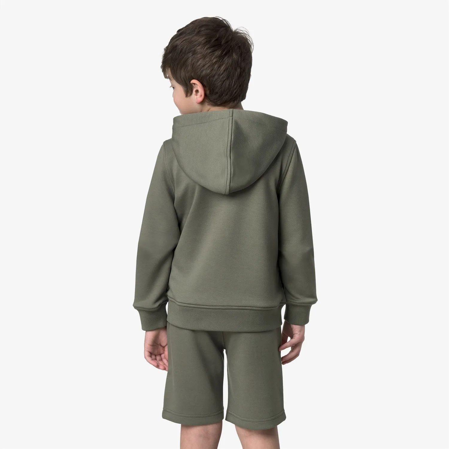 K-Way Rainer Light Spacer hanorac baieti verde lichen calduros