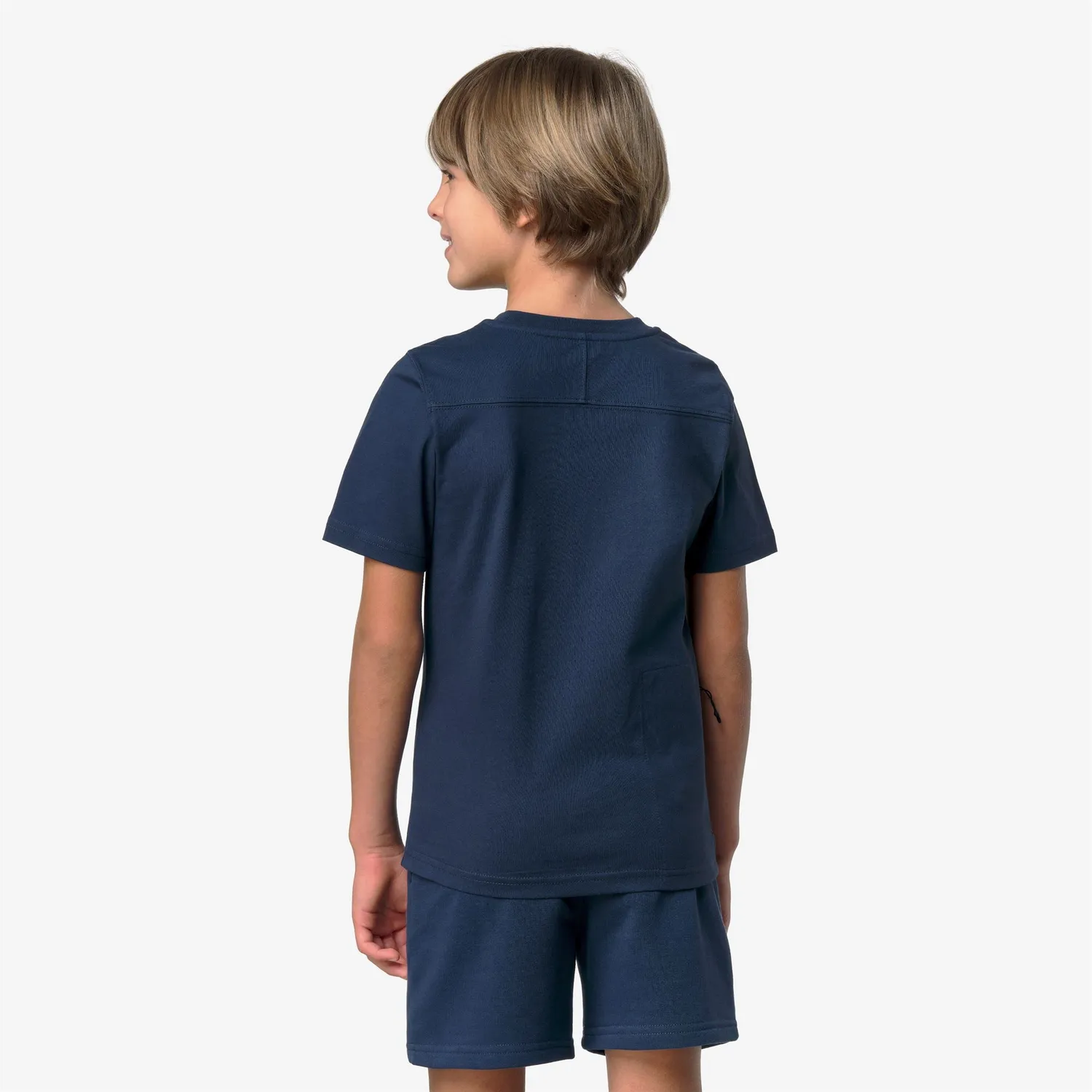 K-Way Leonide tricou copii albastru bumbac