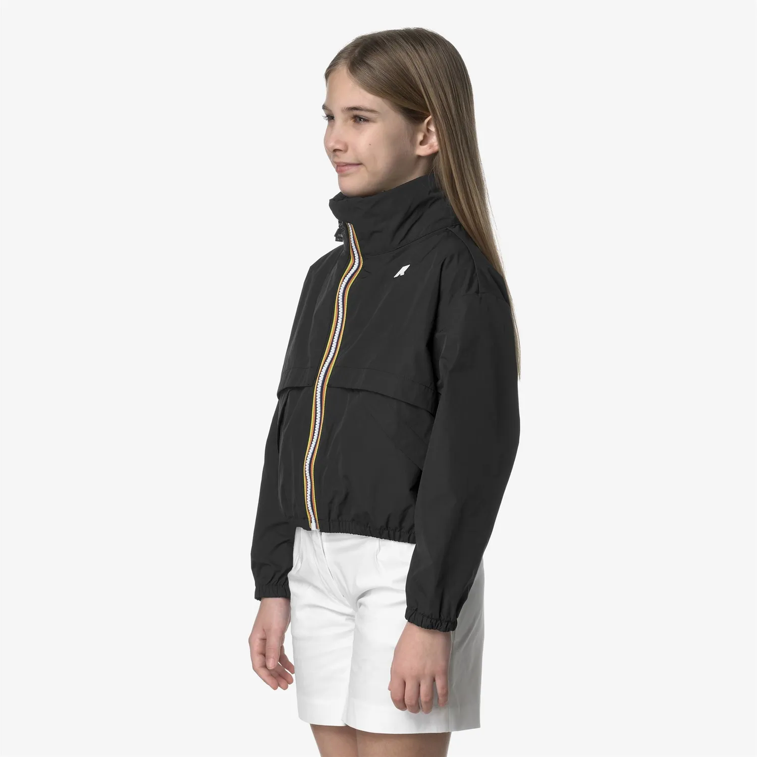 K-Way Aubette Memory Touch geaca fete neagra scurta