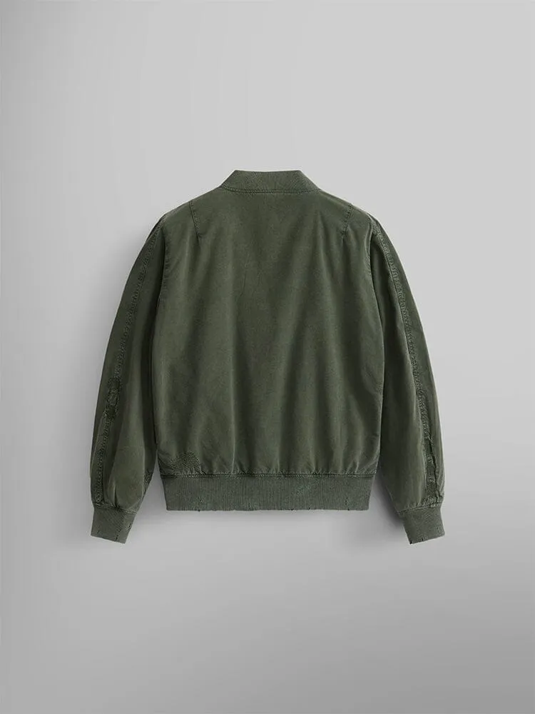 Alpha Industries L-2B Rip and Repair bomber OG-107 green