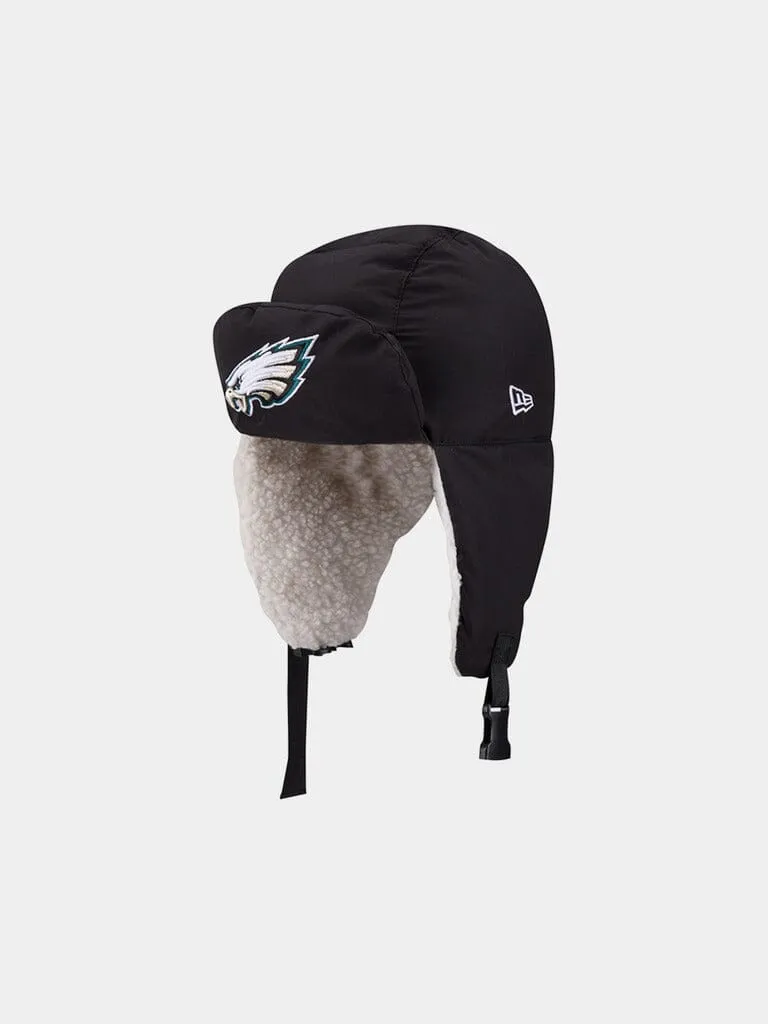 Alpha Industries Philadelphia Eagles Quilted caciula trapper negru